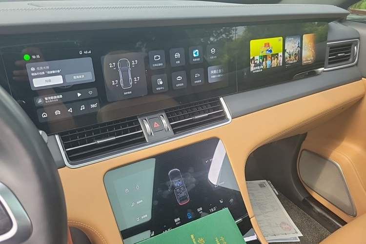 Used Li Auto ONE 2021 Extended-Range 6-Seater Version Audio And AC Panel