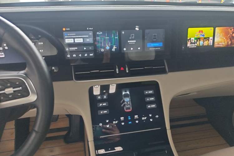 Used Li Auto ONE 2021 Extended-Range 6-Seater Version Audio And AC Panel