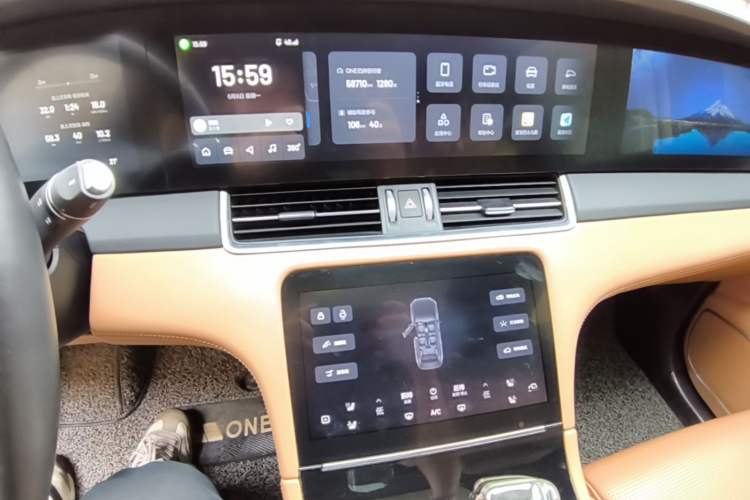 Used Li Auto ONE 2021 Extended-Range 6-Seater Version Audio And AC Panel