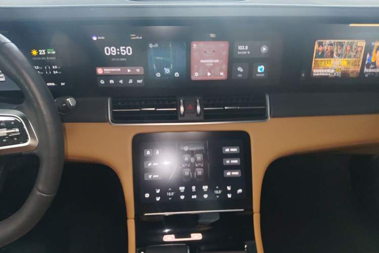 Used Li Auto ONE 2021 Extended-Range 6-Seater Version Audio And AC Panel
