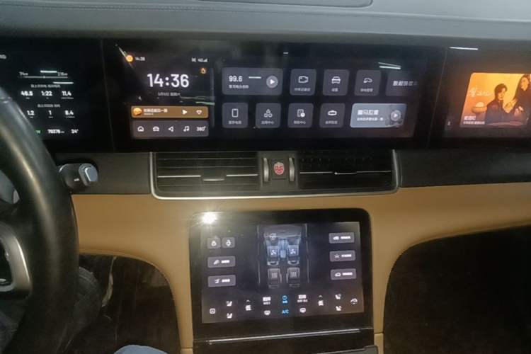 Used Li Auto ONE 2021 Extended-Range 6-Seater Version Audio And AC Panel