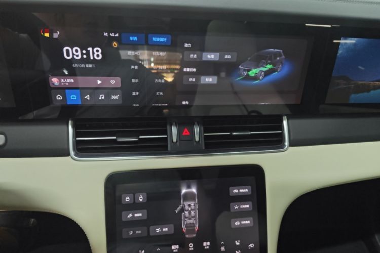 Used Li Auto ONE 2021 Extended-Range 6-Seater Version Audio And AC Panel