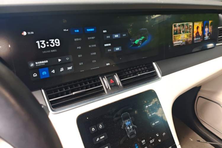 Used Li Auto ONE 2021 Extended-Range 6-Seater Version Audio And AC Panel