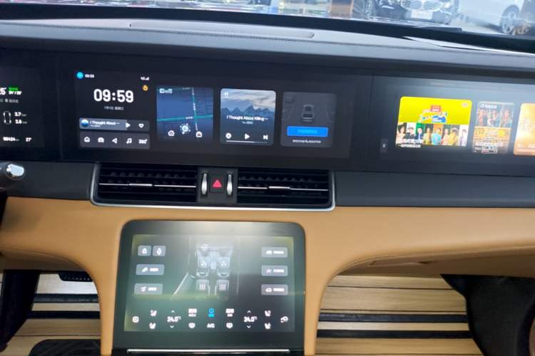 Used Li Auto ONE 2021 Extended-Range 6-Seater Version Audio And AC Panel