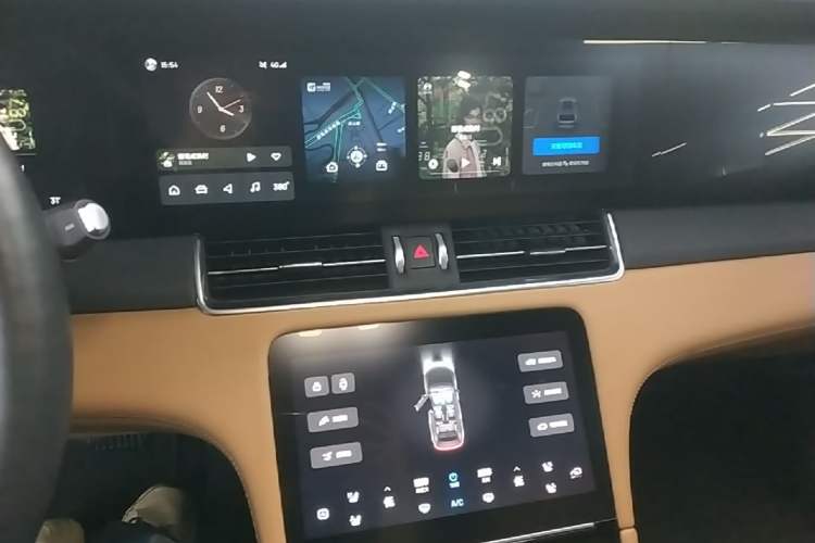 Used Li Auto ONE 2021 Extended-Range 6-Seater Version Audio And AC Panel