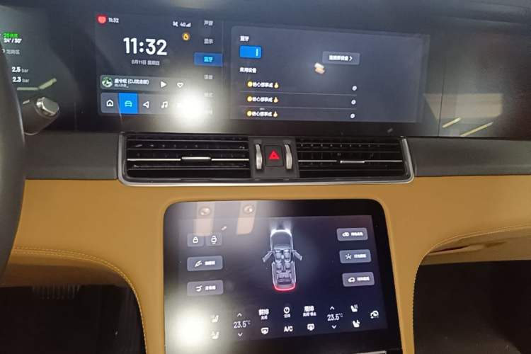 Used Li Auto ONE 2021 Extended-Range 6-Seater Version Audio And AC Panel