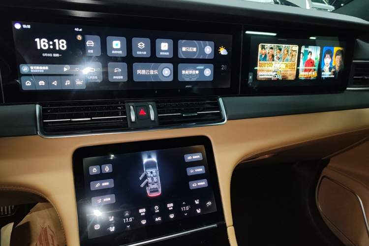 Used Li Auto ONE 2021 Extended-Range 6-Seater Version Audio And AC Panel