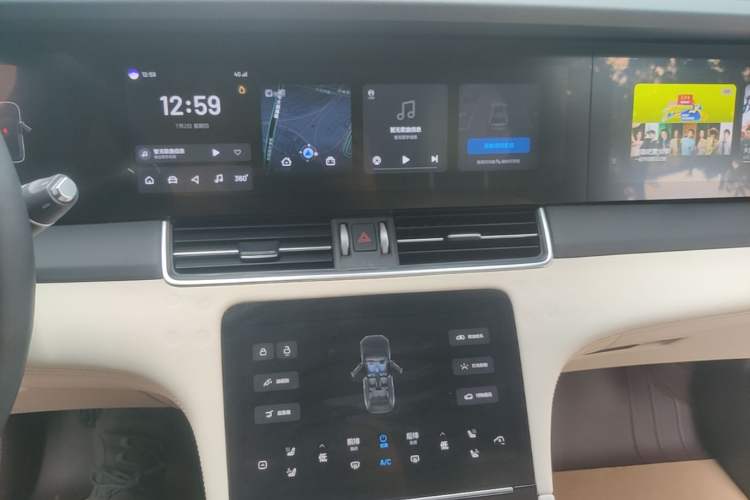 Used Li Auto ONE 2021 Extended-Range 6-Seater Version Audio And AC Panel
