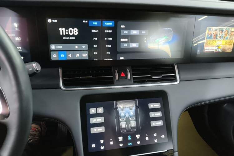 Used Li Auto ONE 2021 Extended-Range 6-Seater Version Audio And AC Panel