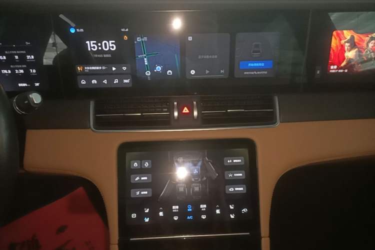 Used Li Auto ONE 2021 Extended-Range 6-Seater Version Audio And AC Panel