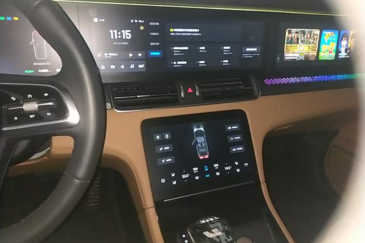 Used Li Auto ONE 2021 Extended-Range 6-Seater Version Audio And AC Panel