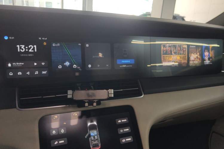 Used Li Auto ONE 2021 Extended-Range 6-Seater Version Audio And AC Panel