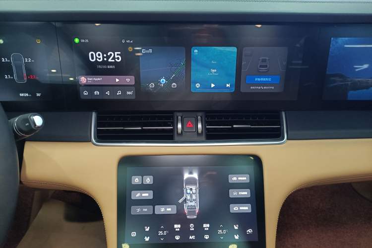 Used Li Auto ONE 2021 Extended-Range 6-Seater Version Audio And AC Panel