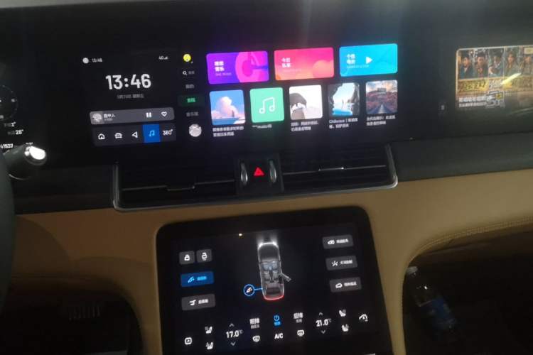 Used Li Auto ONE 2021 Extended-Range 6-Seater Version Audio And AC Panel