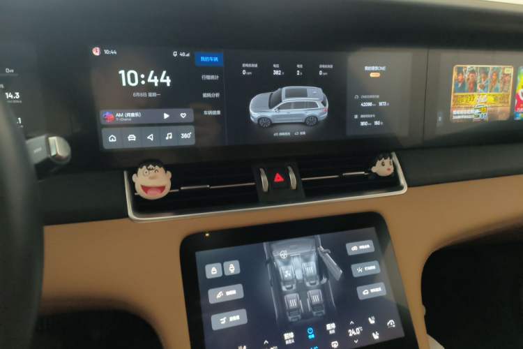 Used Li Auto ONE 2021 Extended-Range 6-Seater Version Audio And AC Panel