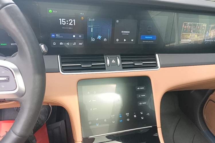 Used Li Auto ONE 2021 Extended-Range 6-Seater Version Audio And AC Panel