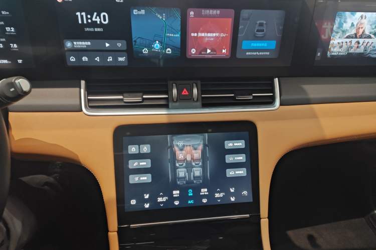 Used Li Auto ONE 2021 Extended-Range 6-Seater Version Audio And AC Panel