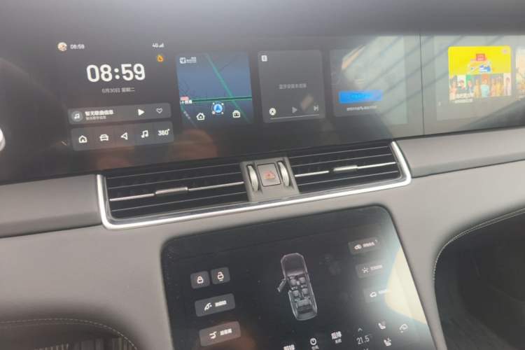 Used Li Auto ONE 2021 Extended-Range 6-Seater Version Audio And AC Panel