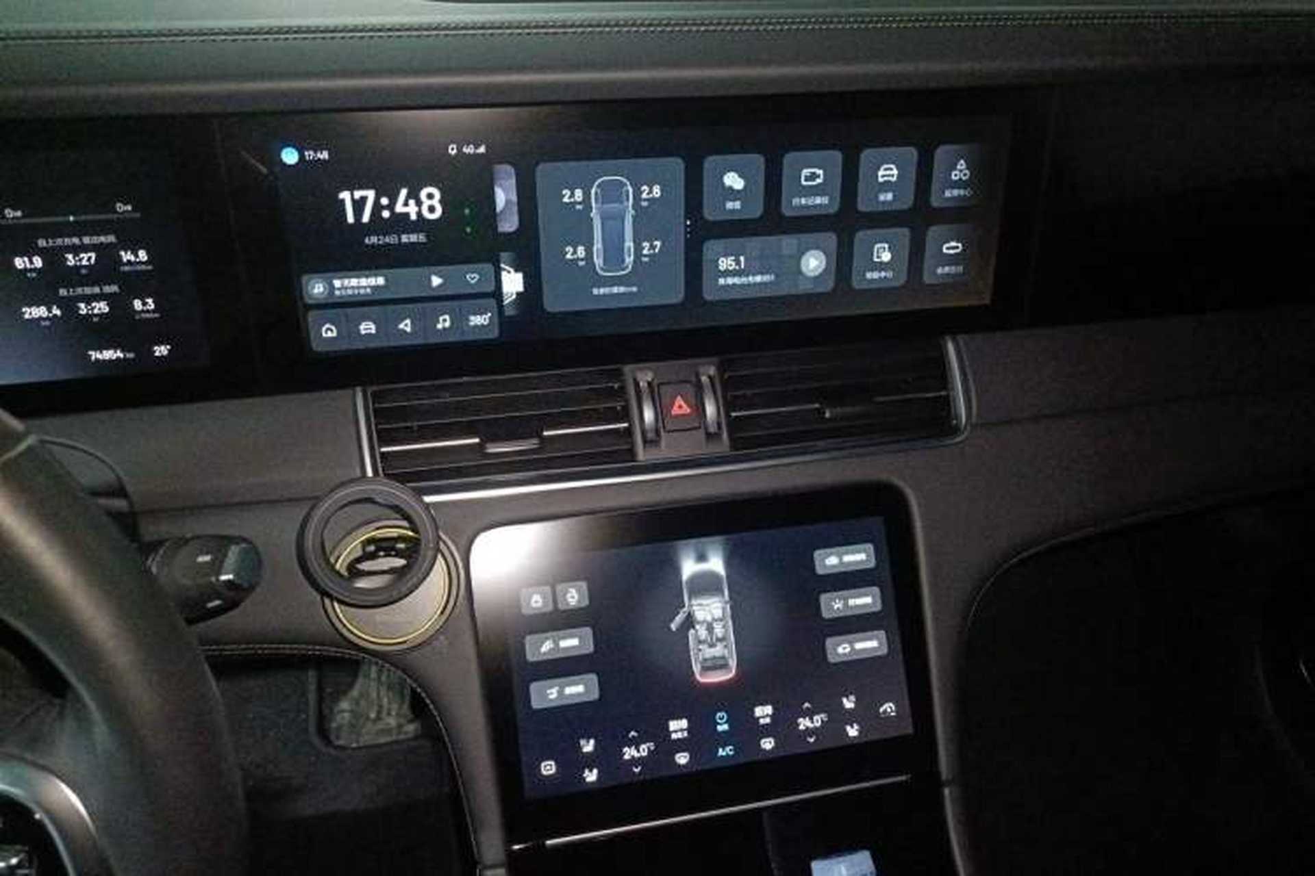 Used Li Auto ONE 2021 Extended-Range 6-Seater Version Audio And AC Panel
