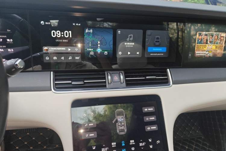 Used Li Auto ONE 2021 Extended-Range 6-Seater Version Audio And AC Panel