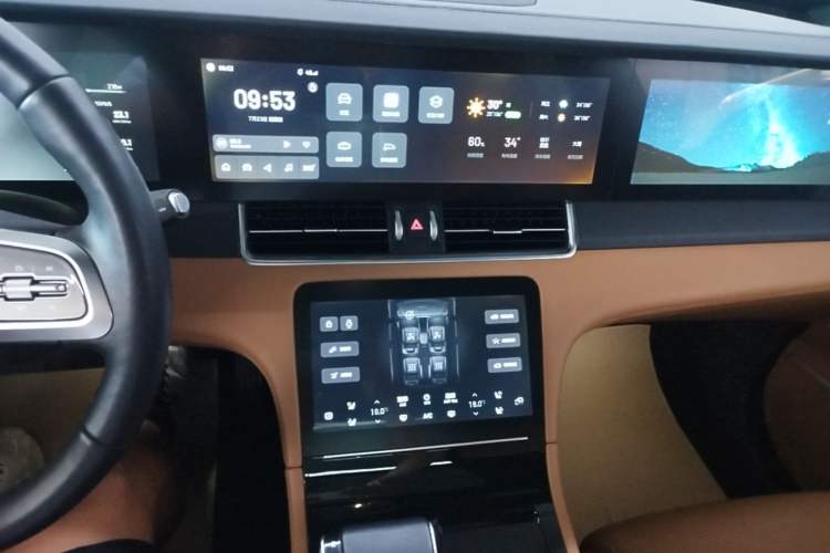 Used Li Auto ONE 2021 Extended-Range 6-Seater Version Audio And AC Panel