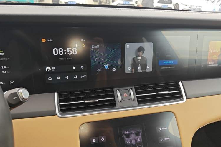 Used Li Auto ONE 2021 Extended-Range 6-Seater Version Audio And AC Panel
