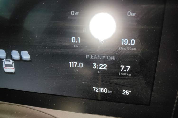 Used Li Auto ONE 2021 Extended-Range 6-Seater Version Instrument Cluster