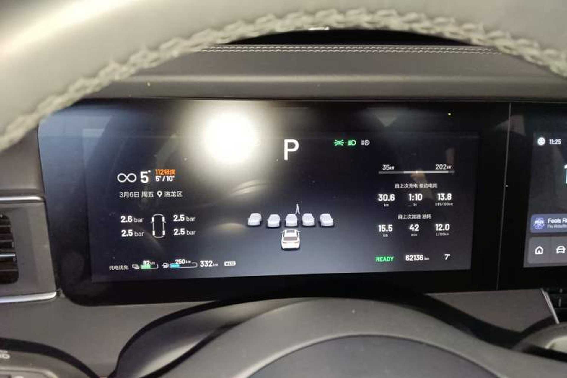 Used Li Auto ONE 2021 Extended-Range 6-Seater Version Instrument Cluster