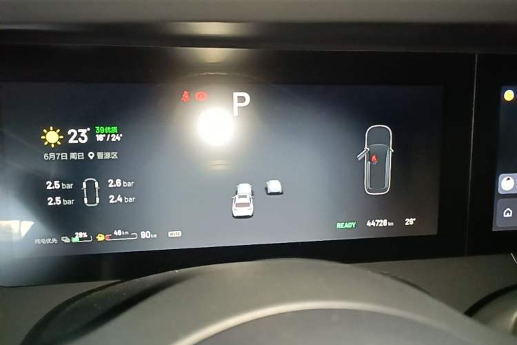 Used Li Auto ONE 2021 Extended-Range 6-Seater Version Instrument Cluster