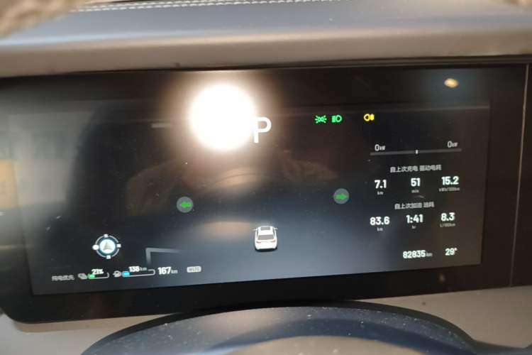 Used Li Auto ONE 2021 Extended-Range 6-Seater Version Instrument Cluster