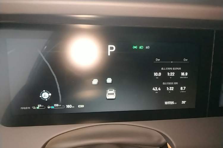 Used Li Auto ONE 2021 Extended-Range 6-Seater Version Instrument Cluster