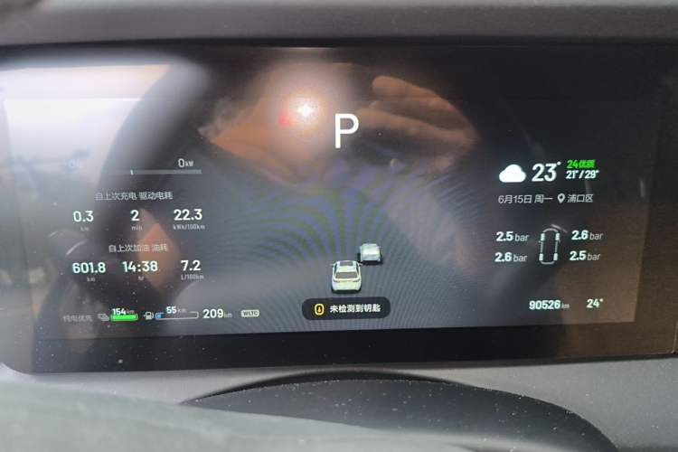 Used Li Auto ONE 2021 Extended-Range 6-Seater Version Instrument Cluster