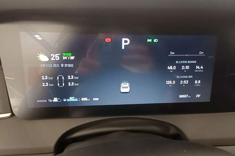 Used Li Auto ONE 2021 Extended-Range 6-Seater Version Instrument Cluster