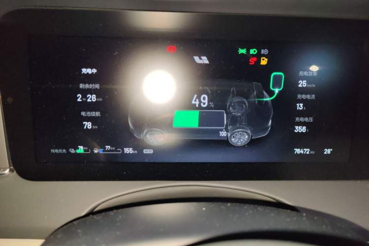 Used Li Auto ONE 2021 Extended-Range 6-Seater Version Instrument Cluster