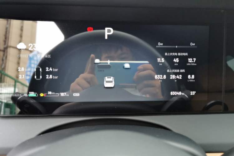 Used Li Auto ONE 2021 Extended-Range 6-Seater Version Instrument Cluster
