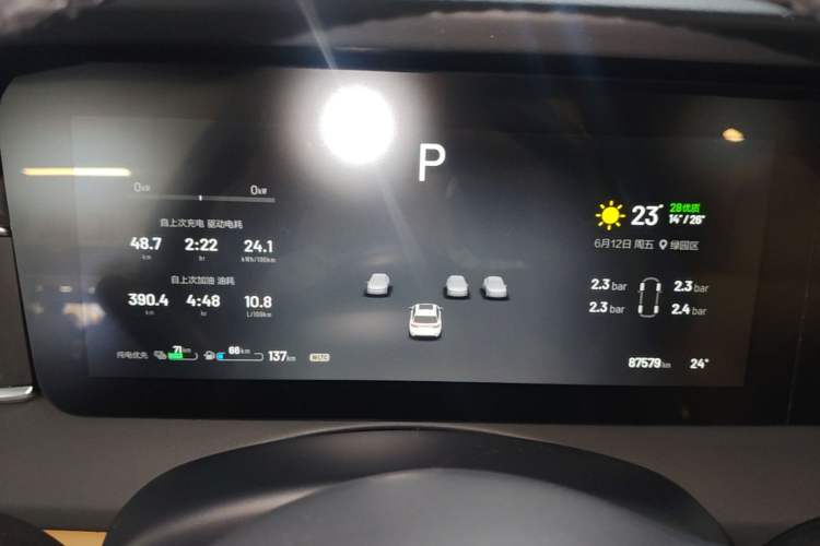 Used Li Auto ONE 2021 Extended-Range 6-Seater Version Instrument Cluster