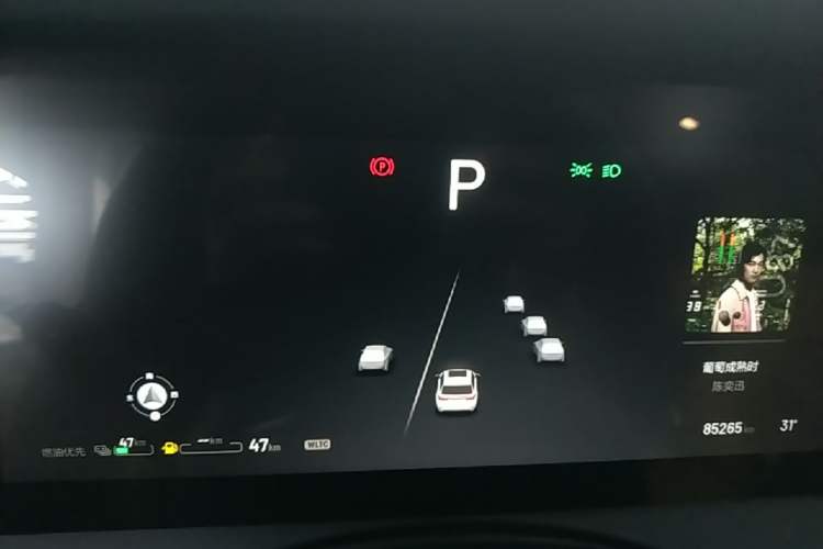Used Li Auto ONE 2021 Extended-Range 6-Seater Version Instrument Cluster