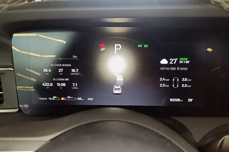 Used Li Auto ONE 2021 Extended-Range 6-Seater Version Instrument Cluster