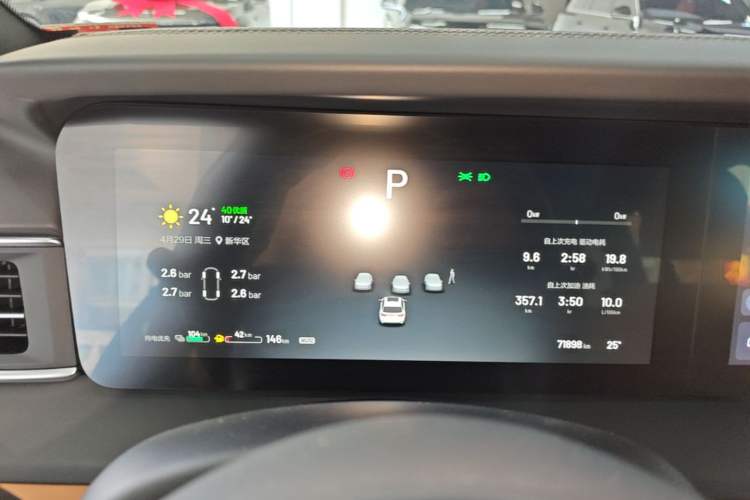 Used Li Auto ONE 2021 Extended-Range 6-Seater Version Instrument Cluster