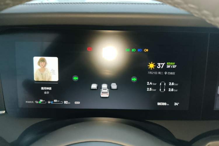 Used Li Auto ONE 2021 Extended-Range 6-Seater Version Instrument Cluster