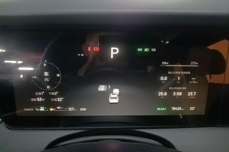 Used Li Auto ONE 2021 Extended-Range 6-Seater Version Instrument Cluster
