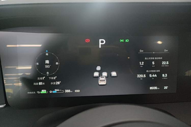 Used Li Auto ONE 2021 Extended-Range 6-Seater Version Instrument Cluster