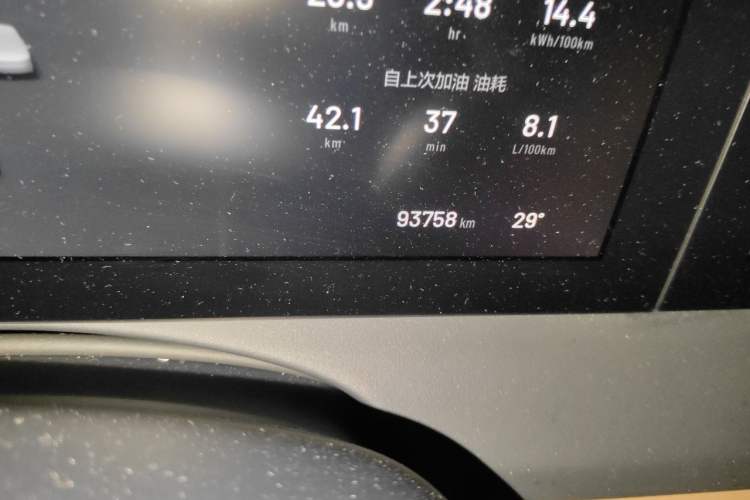 Used Li Auto ONE 2021 Extended-Range 6-Seater Version Odometer Close Up