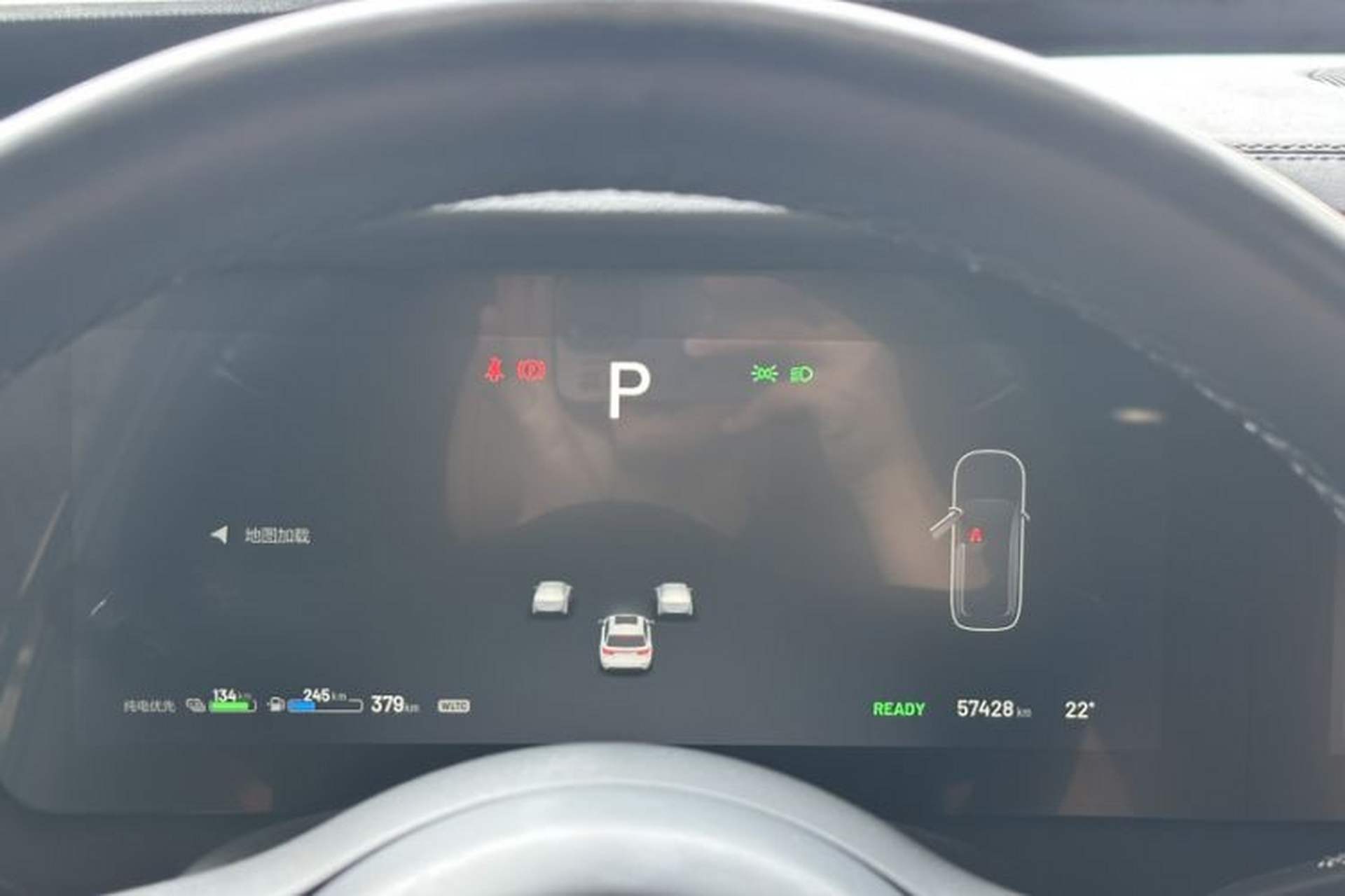 Used Li Auto ONE 2021 Extended-Range 6-Seater Version Odometer Close Up
