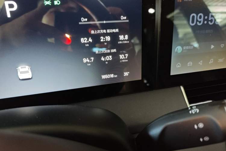 Used Li Auto ONE 2021 Extended-Range 6-Seater Version Odometer Close Up