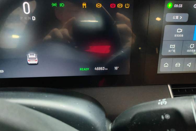 Used Li Auto ONE 2021 Extended-Range 6-Seater Version Odometer Close Up