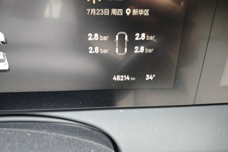 Used Li Auto ONE 2021 Extended-Range 6-Seater Version Odometer Close Up