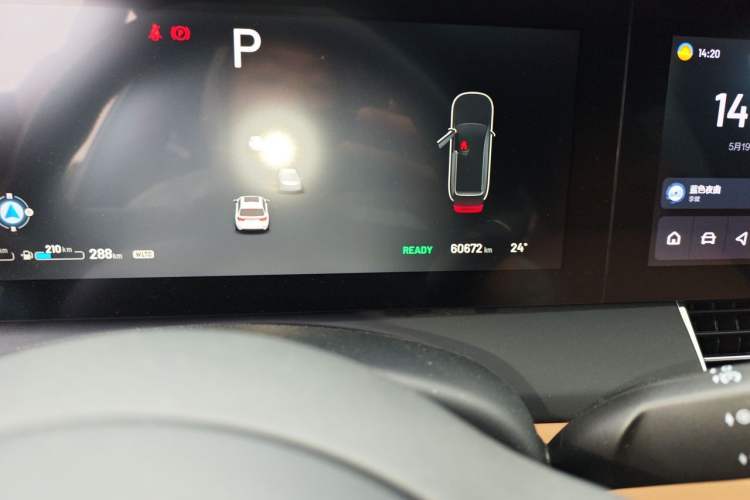 Used Li Auto ONE 2021 Extended-Range 6-Seater Version Odometer Close Up