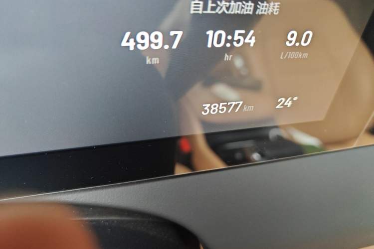 Used Li Auto ONE 2021 Extended-Range 6-Seater Version Odometer Close Up