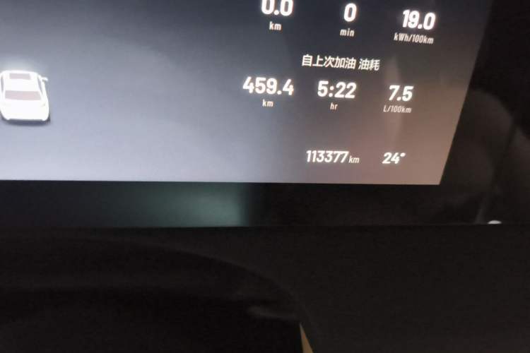 Used Li Auto ONE 2021 Extended-Range 6-Seater Version Odometer Close Up